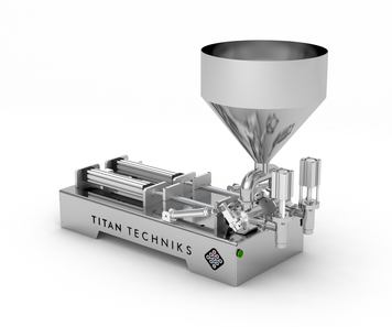 Дозатор Майонез Кетчуп 5 - 50 мл двопоршневий TTPF-2/5-50/BV50 пневматичний Titan Dispenser TTPF-2/5-50/BV50 фото
