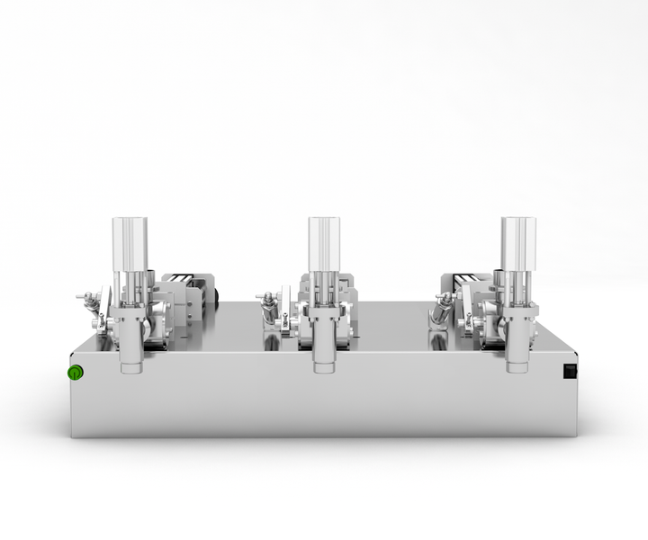 Дозатор Пюре Майонезу 10 - 100 мл трипоршневий TTPF-3/10-100 пневматичний Titan Dispenser TTPF-3/10-100 фото