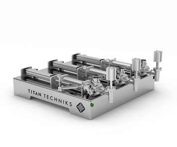 Дозатор Сиру Пюре 50 - 500 мл трипоршневий TTPF-3/50-500 пневматичний Titan Dispenser TTPF-3/50-500 фото